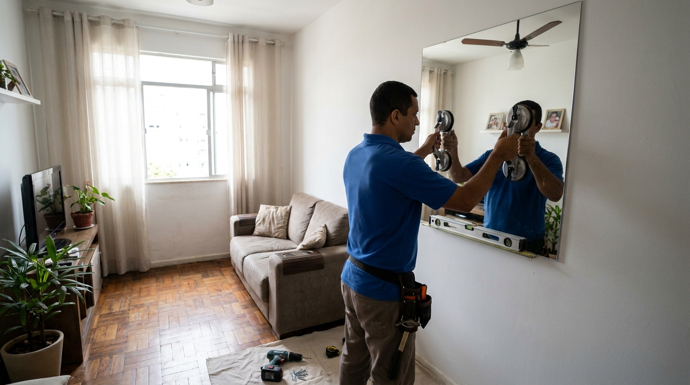 Revestimento Espelhado nos Colinas de São Fernando, Cotia‑SP